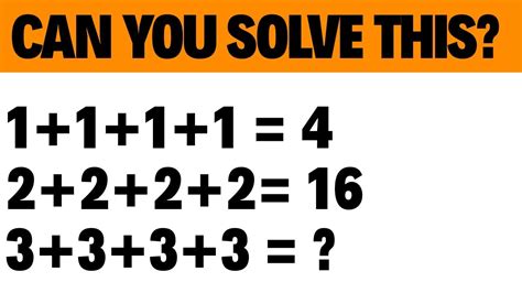 New Riddle Answer Math Puzzle Solved Youtube