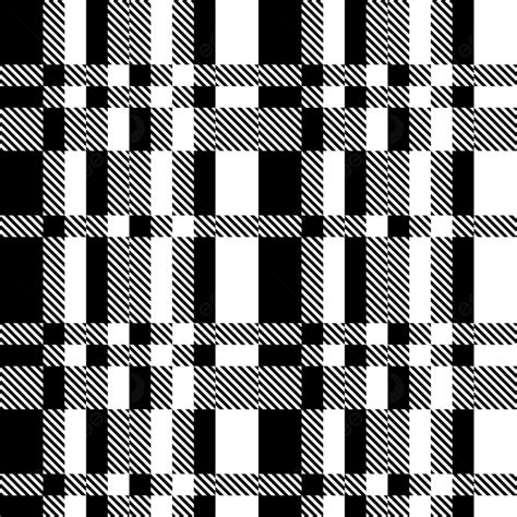 Seamless Tartan Pattern Plaid White Background Structure British
