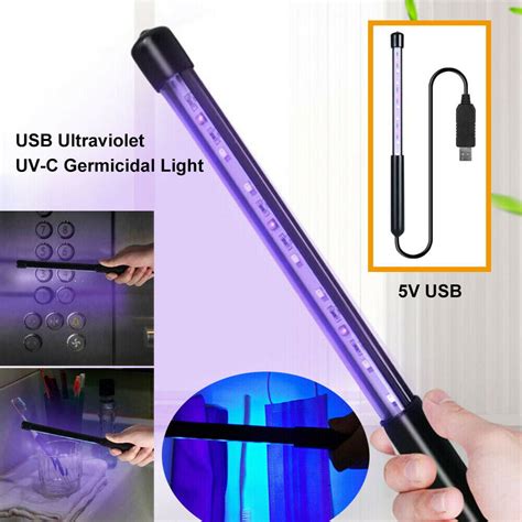Portable Sterilize Uv C Light Germicidal Uv Lamp Home Handheld