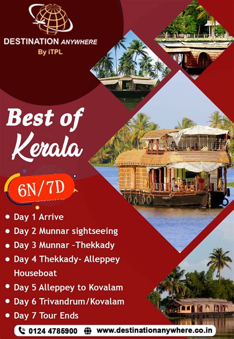 kerala tour packages reliable tour package provider in delhi destination anywhere by