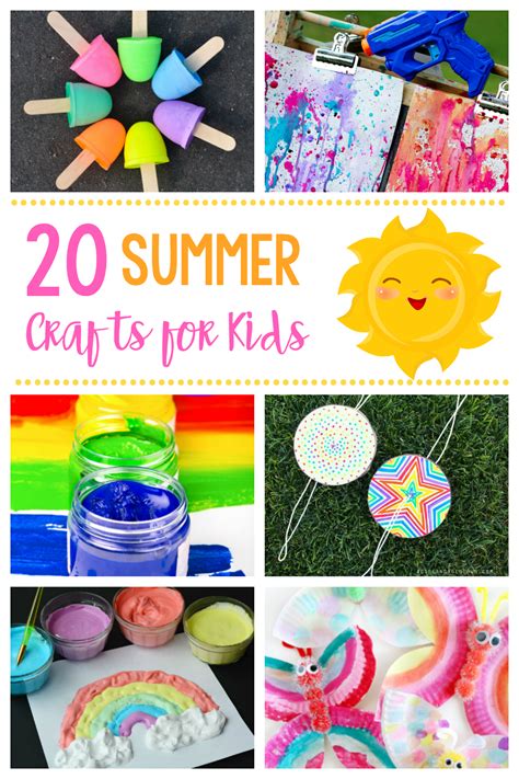 Cut And Paste Summer Craft For Kids