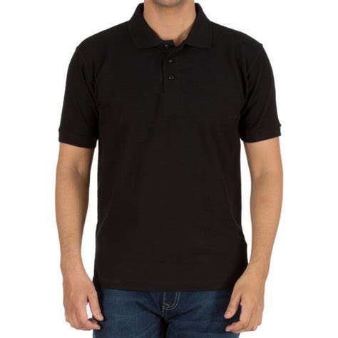 They draw the eye toward the face and elongate the body. Medium Cotton Plain Black Collar T Shirt, Rs 190 /piece ...