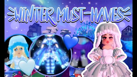 Rh Winter Must Have Items Royale High Winter Update Youtube