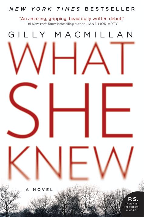 What She Knew Gilly Macmillan