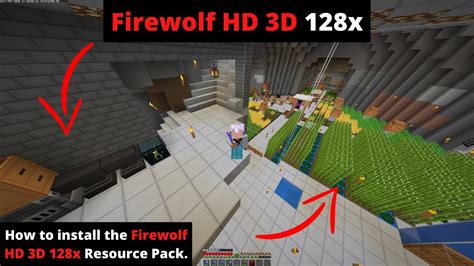 How To Install The Firewolf Hd 3d 128x Resource Pack 1152 Youtube