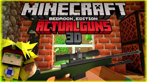 El Mejor Addon De Armas 3d Para Minecraft Pe Bedrock Actual Guns 3d