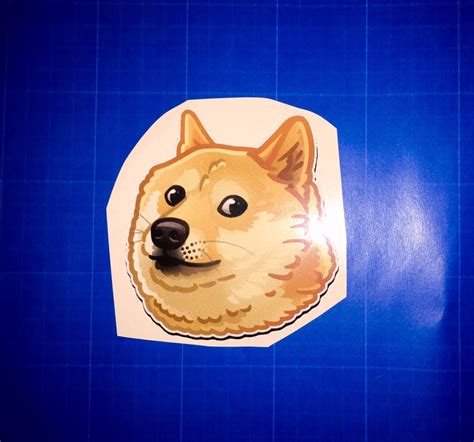 Shiba Inu Doge Meme Dog Stickerdecal Cute Puppy Pclaptopphone Jdm