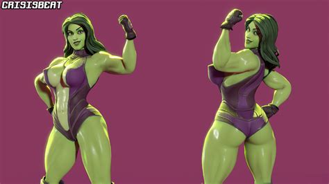 She Hulk On Fortnite By Crisisbeat Hentai Foundry
