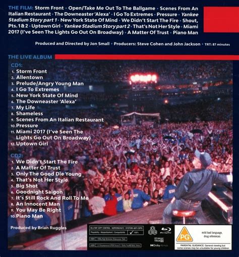 billy joel live at yankee stadium 1990 blu ray 4k remaster w atmos quadraphonicquad home