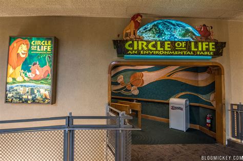 Circle Of Life In Epcot To Close Permanently February 3rd