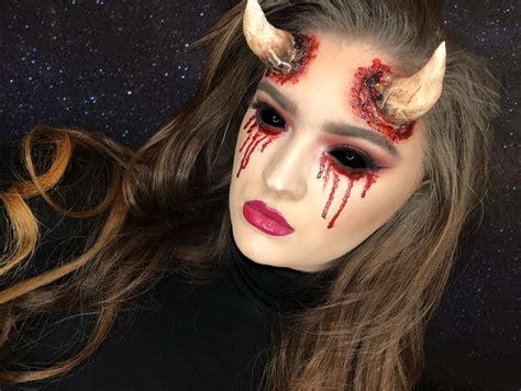 Demon Girl Makeup Halloween Makeup Halloween Face Makeup