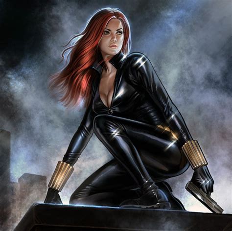 Dyeing your hair is only a few clicks away! red haired fantasy girl - Google Search | Black widow marvel, Black widow avengers, Black widow ...