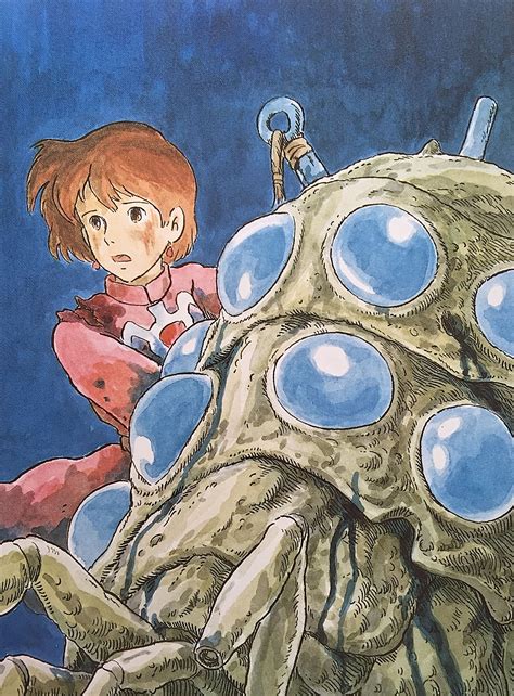 Illustrations Done For The Nausicaa Manga Manga Began Running In Monthly Animage In Feb