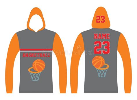 Basketball Hoodie T Shirt Design Uniform Set Of Kit Custom Design