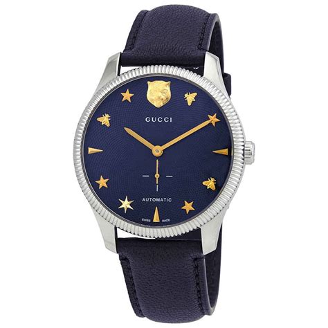 Gucci Gucci G Timeless Automatic Blue Dial Mens Watch Ya126347