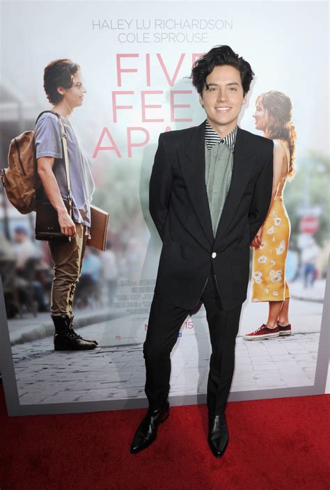 Haley lu richardson and cole sprouse play two young patients with. 'Five Feet Apart' Los Angeles Premiere - Zimbio