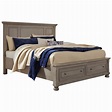 Signature Design by Ashley Lettner Queen Panel Bed with Storage ...