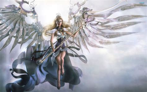Soa Lee Angel Warrior Angel Wallpaper Angel Art