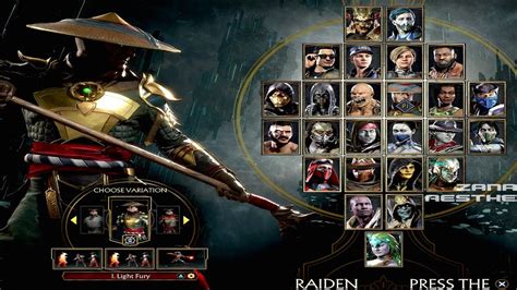 Mortal Kombat 11 Characters