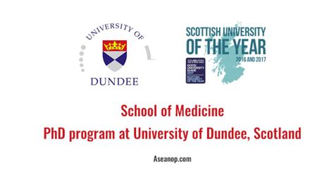 Overviewthe cimb asean scholarship is a fully funded undergraduate scholarship that offers much more than financial support. School of Medicine - PhD program at University of Dundee ...