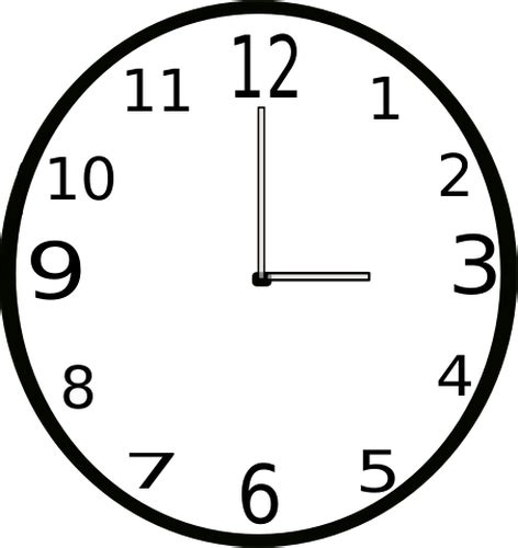 Clock Clipart Black And White Free Download On Clipartmag