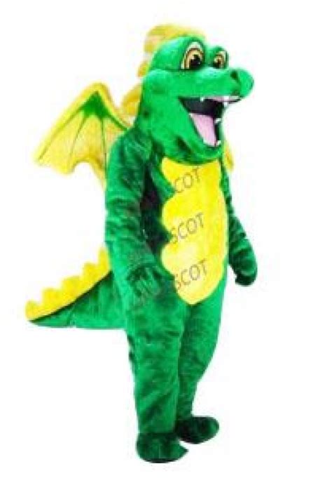 Mascot Green Dragon Mascot Costume Custom Color Costume Cosplay Cartoon