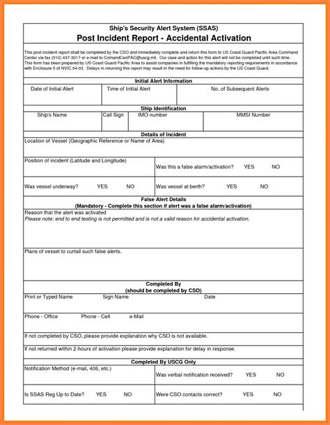 security incident report form  templates mtmyndqx resume examples
