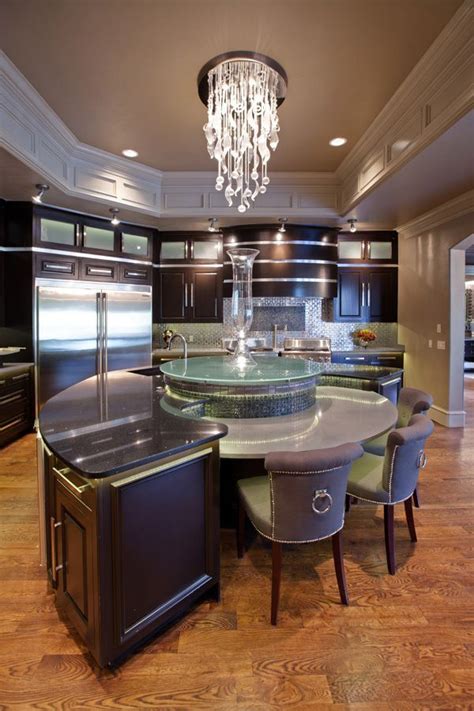 Unique Home Architecture — Round Kitchen Island Charisma Design Home