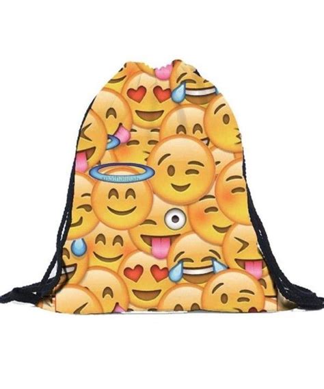 3d Printing Smiling Face Soft Casual Daypacks Emoji School Book Bags