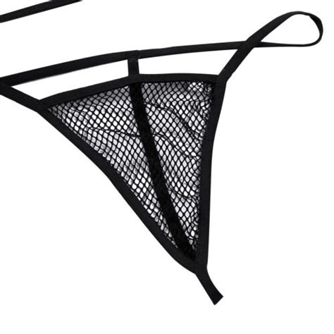 Sexy Women Fishnet Lingerie Underwear Sleepwear Nightwear Bra Set G
