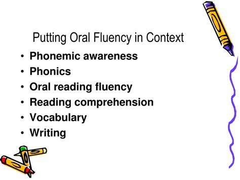 Ppt A Missing Ingredient Oral Reading Fluency Powerpoint