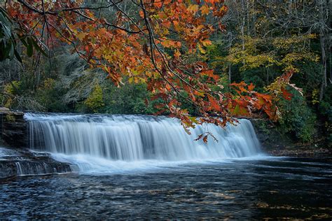 Hooker Falls North Carolina Photograph By David Courtenay Fine Art