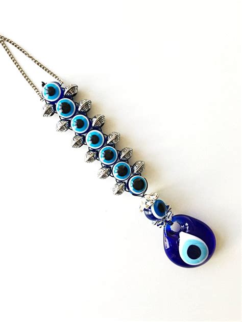 Evil eye wall hanging - evil eye beads - evil eye charm - Turkish evil eye | Eye decor, Evil eye 