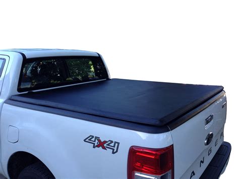 Quality Tonneau Cover For Ford Ranger Double Cab 2012 2020 Rear Tri