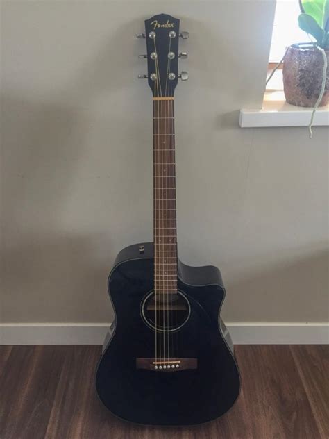 Fender Semi Acoustic Guitar Dg60ce Black In Ashington Northumberland