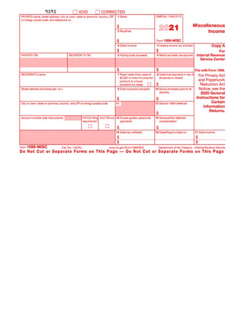 1099 Form 2021 📝 Get Tax Form 1099 For Free Irs Template To Print Out