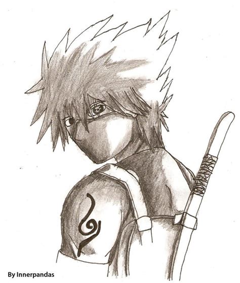 Kakashi Pencil Drawing By Innerpandas On Deviantart