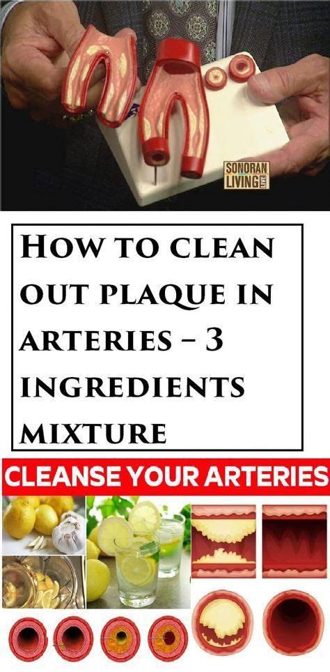 how to clean out plaque in arteries 3 ingredients mixture healthtipswebsite in 2020