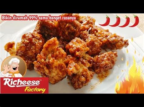 Akhirnya keturutan bikin fire chicken richeese kw yaa 😁😁😁😁 RESEP AYAM PEDAS RICHEESE - YouTube