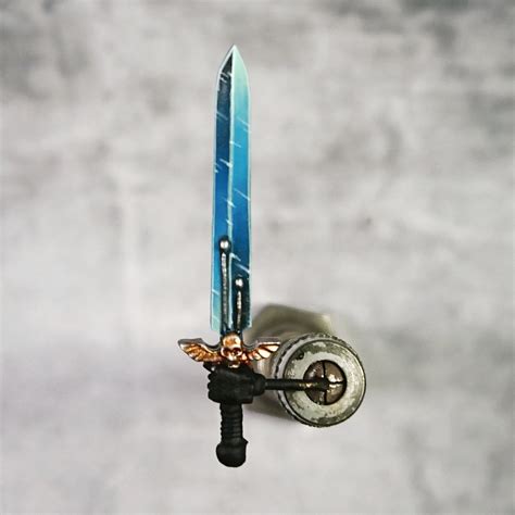 How To Paint Blue Power Sword Creative