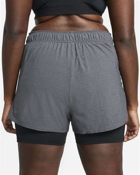 Nike Flex Essential Womens 2 In 1 Training Shorts Plus Size