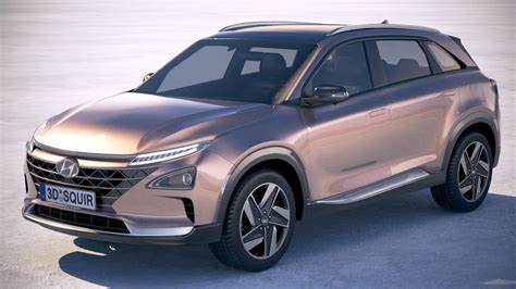 The next generation of hydrogen fuel cell cars. 5door Hyundai Nexo 2019 3D model | CGTrader