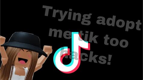 Trying Adopt Me Tiktok Hacks Did They Work Youtube