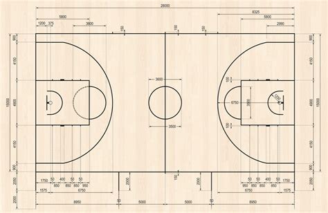 Mini Basketball Court Dimensions
