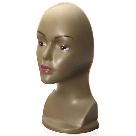 Female Plastic Foam Mannequin Wig Hair Hat Foam Display Head Model