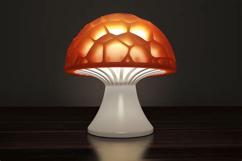 3d Printable Model Generative Design Voronoi Mushroom 3