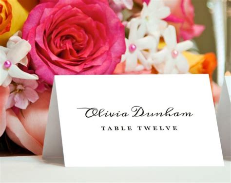 Maybe you would like to learn more about one of these? Invitation - Printable Place Card Template #2402575 - Weddbook