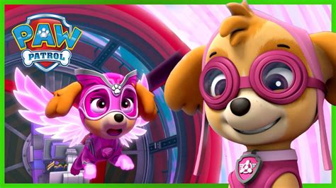Mighty Skye Saves Humdinger And More Rescues Paw Patrol Cartoons