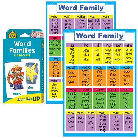 Buy Word Families And Flash Cards Set Reading Flashcards And S To
