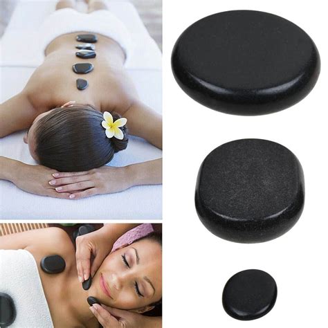 16pcs Hot Massage Stone Basalt Stones Kit Set Rock Spa Oiled Massager Box Kit Us Ebay